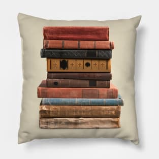 Old Books Pillow