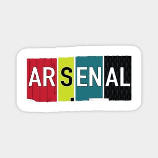 Arsenal 2023 torn jerseys Magnet