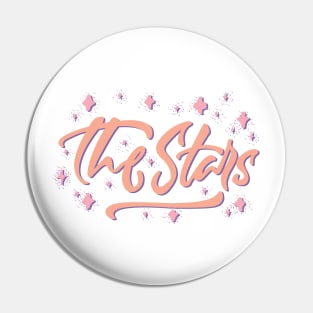 The Stars Coloured Pin