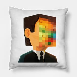 pixel head Pillow