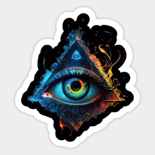 All Seeing Eye Stickers for Sale