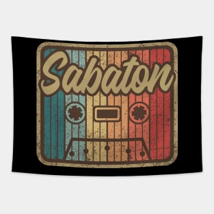 Sabaton Vintage Cassette Tapestry