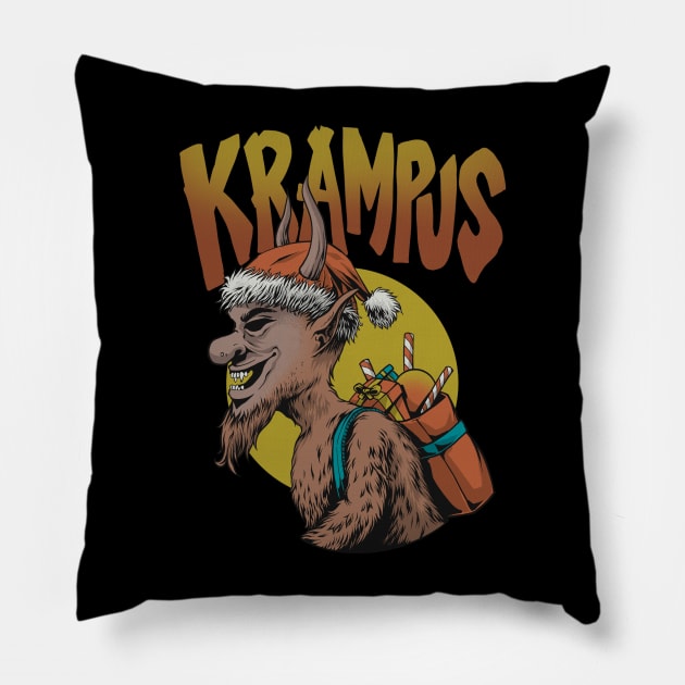 Krampus Pillow by BERKAH SERAWUNG