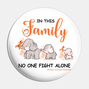 In This Family No One Fight Alone Pin