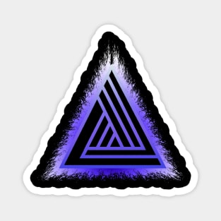 Power Wielders triad Logo Burst Magnet