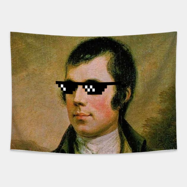 Robert Burns Rabbie Burns Burns Night Tapestry by GoldenGear