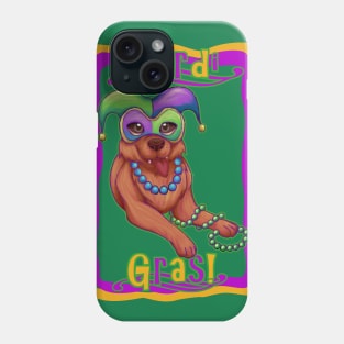 Mardi Gras Dog Phone Case