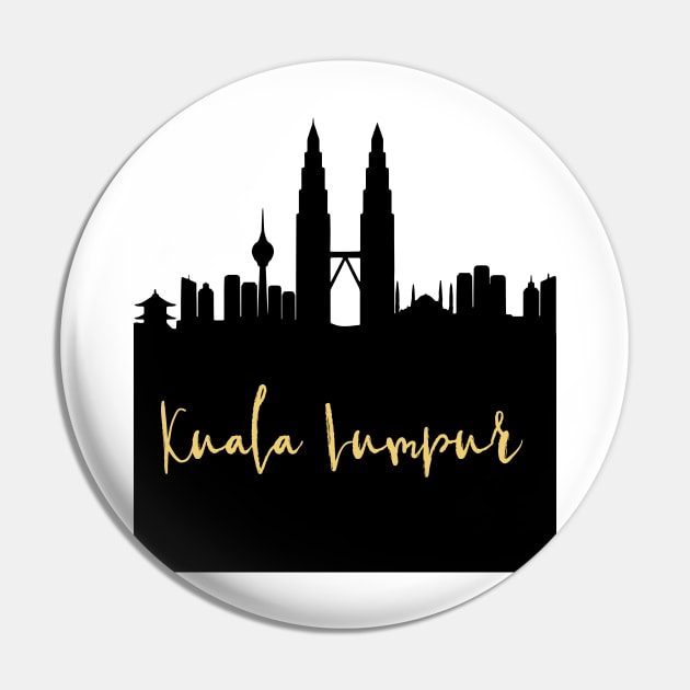 KUALA LUMPUR MALAYSIA DESIGNER SILHOUETTE SKYLINE ART Pin by deificusArt