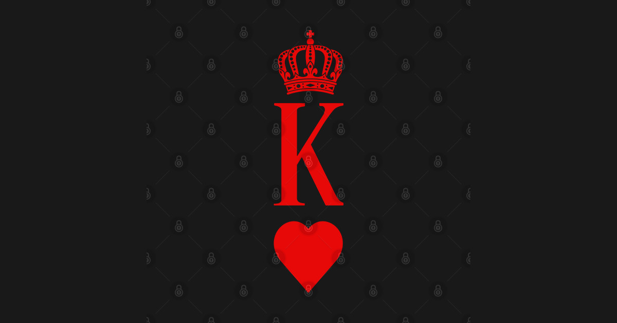 Vintage King Of Hearts - King Of Hearts - T-Shirt | TeePublic