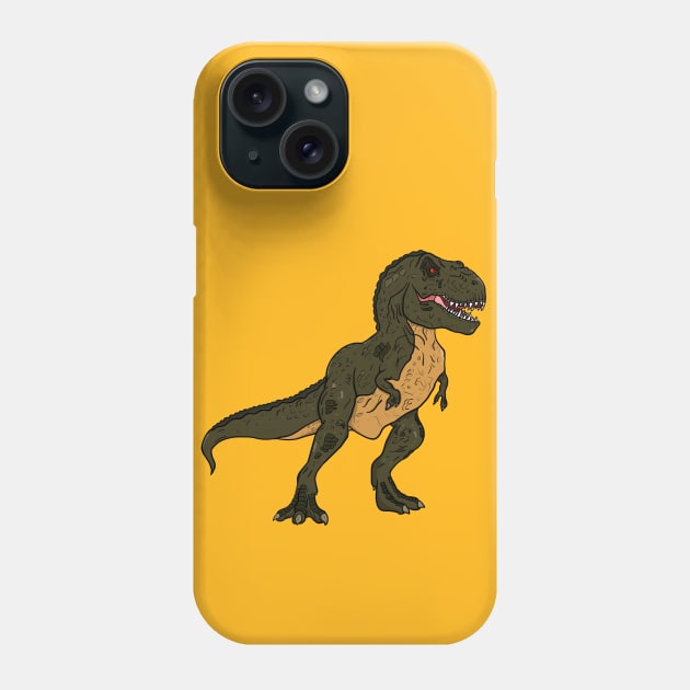 Sharp Tyrannosaurus Phone Case by GeekVisionProductions