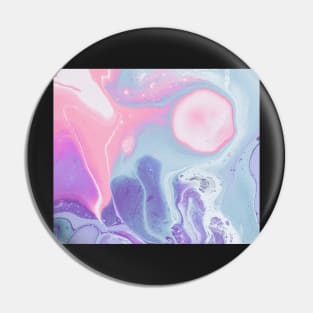 Pink and Blue Marble Pin