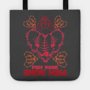 Fish Bone Hearts Tote