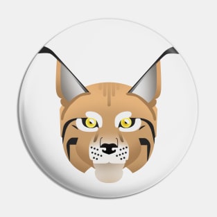 Eurasian lynx portrait Pin