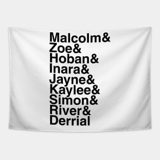 Firefly Helvetica List Tapestry