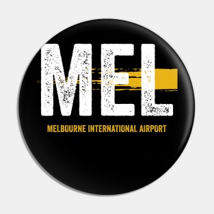 MEL Airport Code Melbourne International Airport Pin