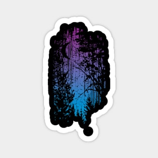 Technicolour Forest Magnet