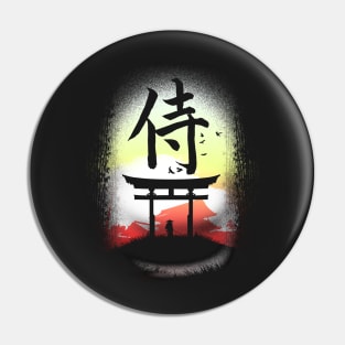 Samurai Country Pin