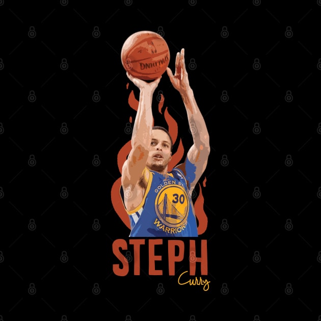 Steph Curry 3 points by nikalassjanovic