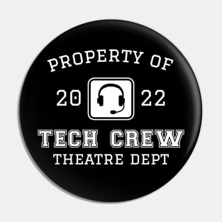 Theater Nerd Tech Crew Pin