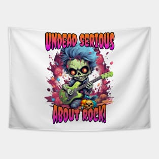 Undead Serious About Rock! Tapestry