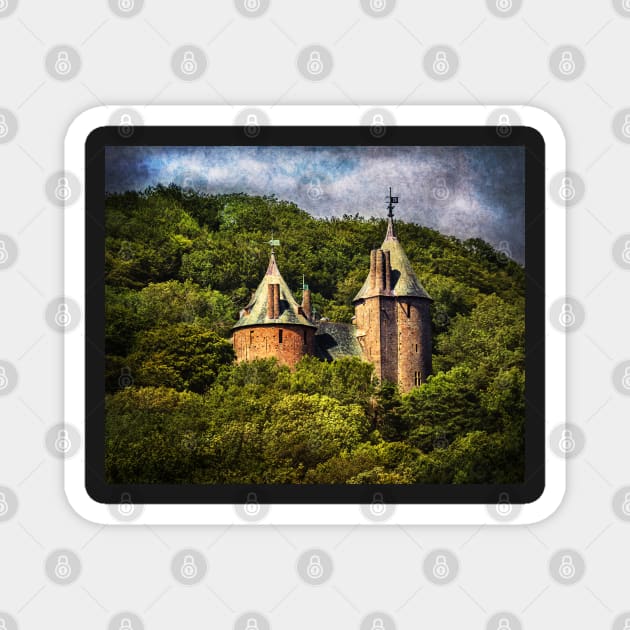 Castell Coch Rising Above The Forest, South Wales Magnet by IanWL