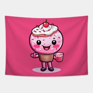 kawaii Ice cream  T-Shirt cute Candy food gilrl Tapestry