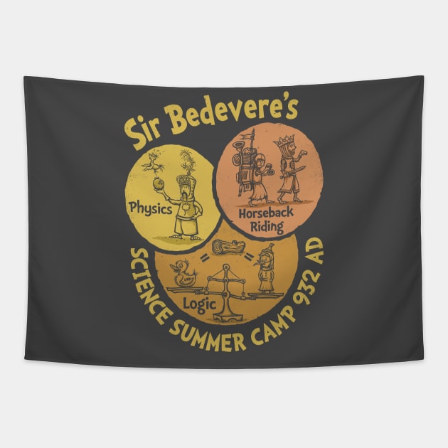 Sir Bedevere's Science Camp Tapestry by kg07_shirts