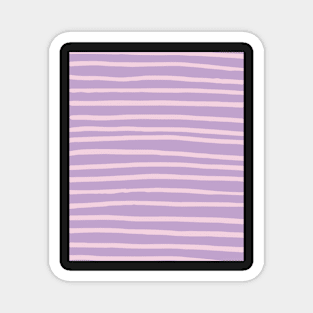 Lilac Abstract Mudcloth Lines Pattern Magnet