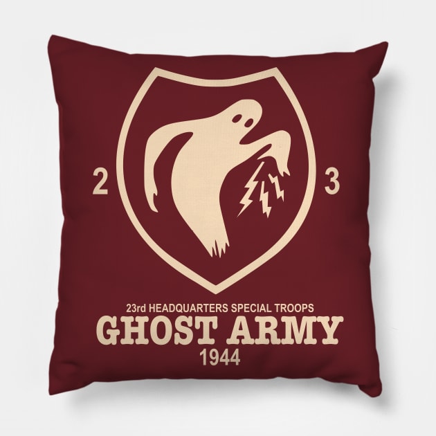 WW2 The Ghost Army Patch Pillow by TCP