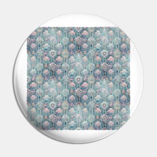 Baby Blue and Baby Pink Rococo No. 4 Pin