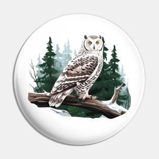 Snowy Owl Pin