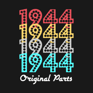 Original Parts 1944 Old Men Women Retro Sunset T-Shirt