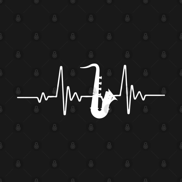 Saxophone Heartbeat  by BlendedArt