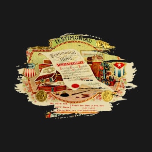 Vintage Cigar Box Label - 69 T-Shirt