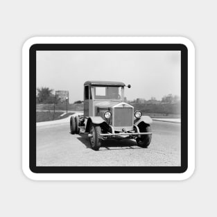 Heavy Duty Truck, 1925. Vintage Photo Magnet