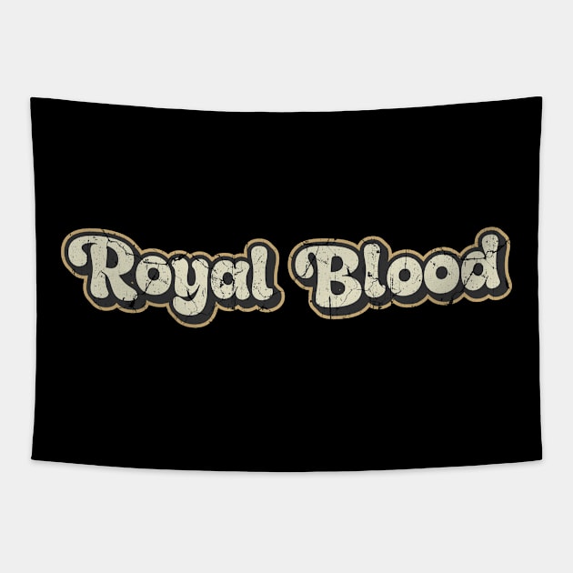 Royal Blood - Vintage Text Tapestry by Arestration