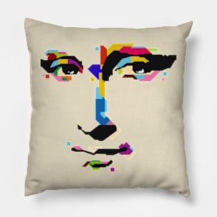 Monalisa Face Pop art Pillow