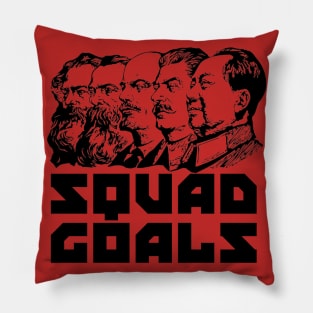 Squad Goals - Marx, Engels, Lenin, Stalin, Mao, Communist, Meme Pillow