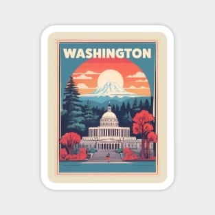 Washington Vintage Design Magnet