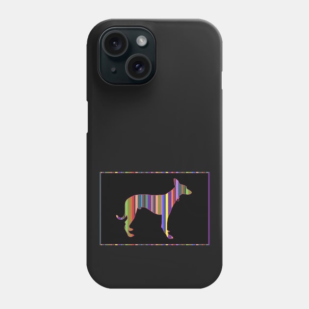 Fred - The Stripy Lurcher Phone Case by colemanco