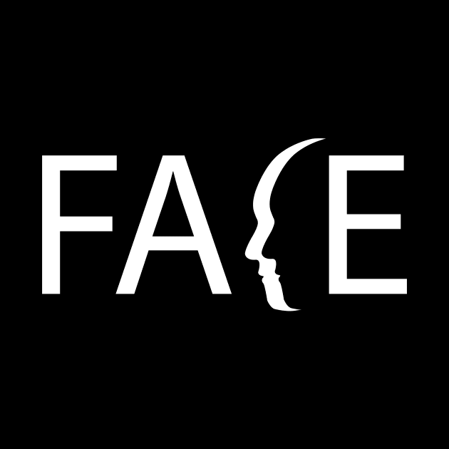Face artistic typography design by DinaShalash