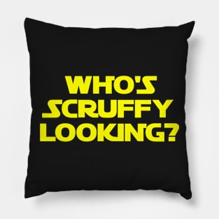 Who's Scruffy Looking? Pillow