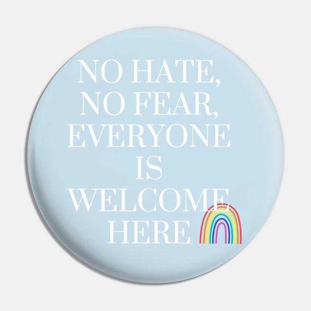 NO HATE NO FEAR Pin by Rodeo1