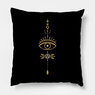 Sacred Geometry Eye Polyhedral D20 Dice Pillow