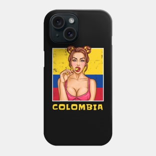 Proud Colombia Flag, Colombia gift heritage, Colombian girl Boy Friend Phone Case