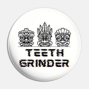 Teethgrinder Tiki Masks Pin