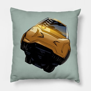 Taxi Chase Pillow