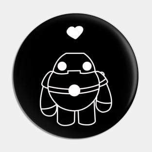 I love Robots Pin