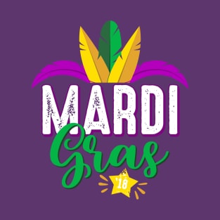 Mardi Gras 2018 - Carnival Gift - French - Fleur de lis - New Orleans T-Shirt