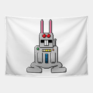 Pixel Robot 113 Tapestry